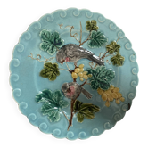 Assiette en majolique Sarreguemines