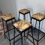 4 brutalist stools from 1950