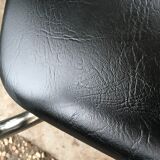 Vintage chrome and leatherette chairs