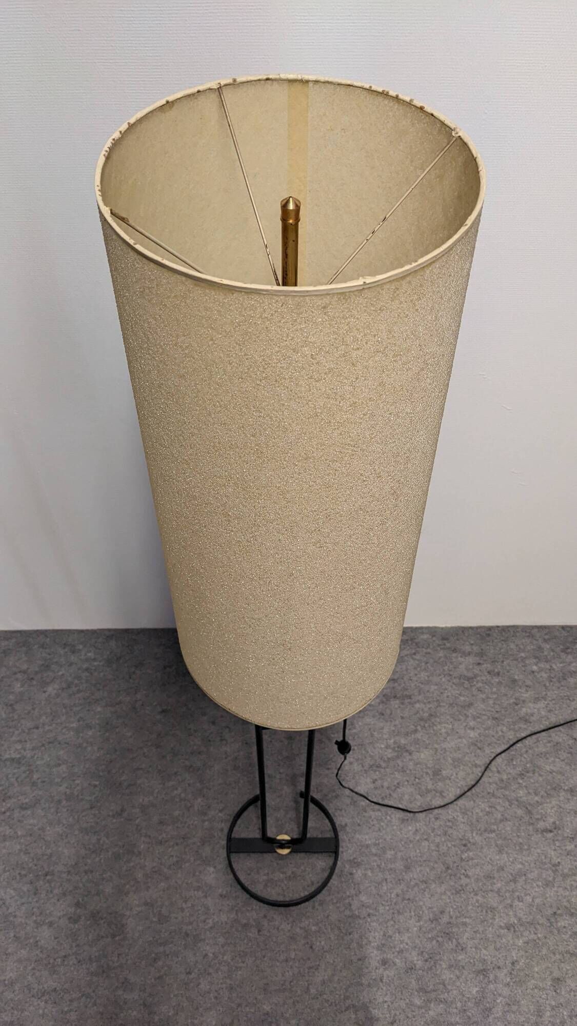 Modernist Totem Floor Lamp Maison Arlus, France circa 1950