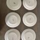 Set of 12 vintage plates Digoin Sarreguemines – Powder pink
