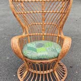 "Emmanuelle" rattan armchair