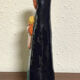 Virgin child statuette glazed terracotta