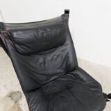 Set of armchair + ottoman viking p97 by Sigurd Russell for Poltrona Frau