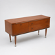 Vintage low teak sideboard 1960s