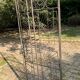 Folding iron shelf