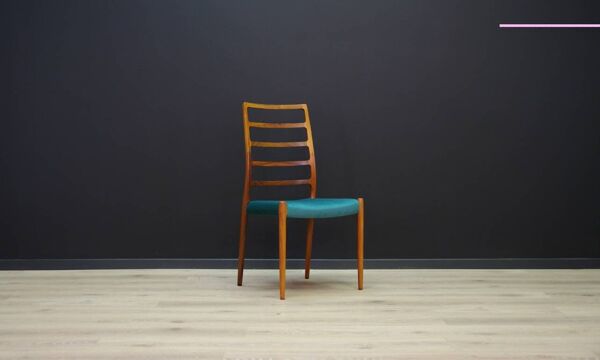 Chaise no moller design danois vintage