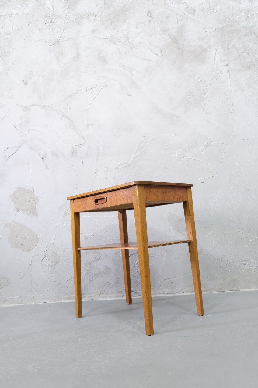 Teak Nightstand Table from Björkås Möbelfabrik. , 1960s