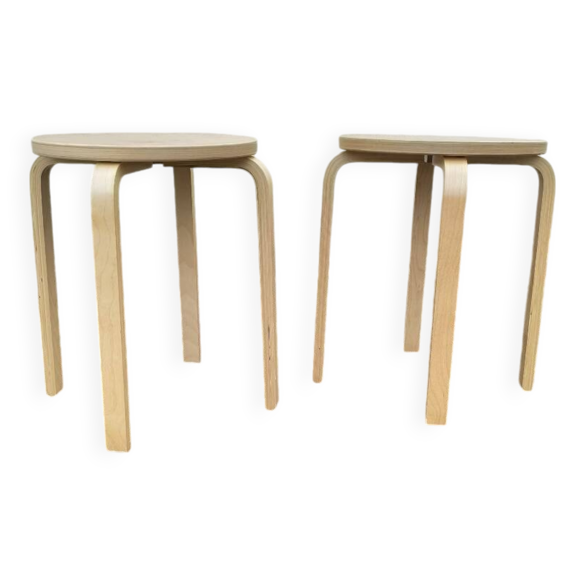 Pair of Frosta Ikea stools 1980