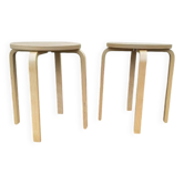 Pair of Frosta Ikea stools 1980