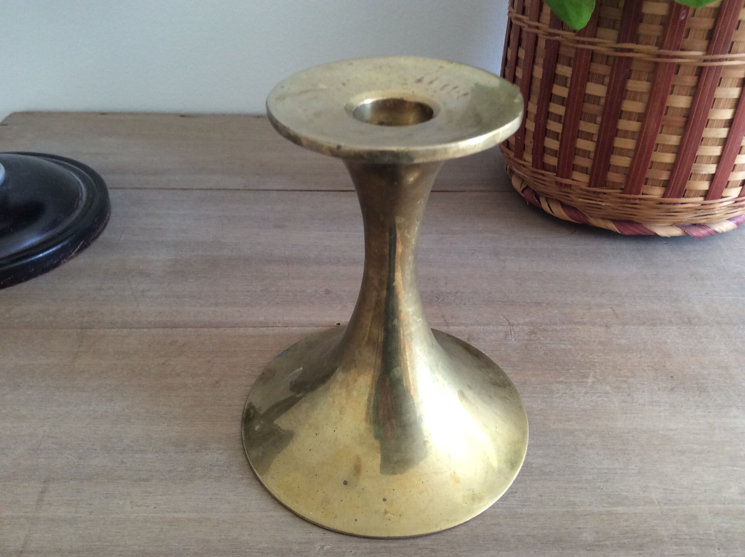 Brass candle holder