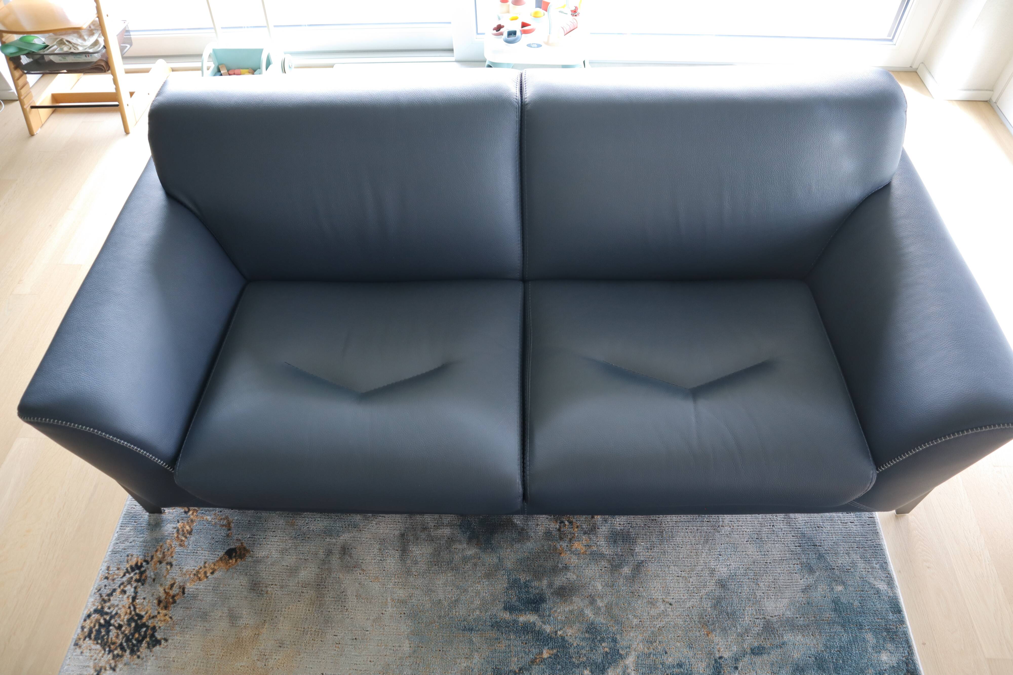 REFLEXION Sofa Roche Bobois Petrol Blue