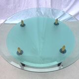 Table basse verre 2 niveaux