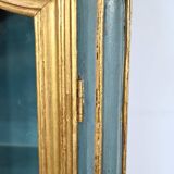 Small Showcase in Painted and Gilded Wood, Louis XV Style – Early 19th Century