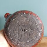 Ceramic signed Hofmann Gérard, Vallauris, manganese red