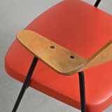 Pair of armchairs model 675 by Robin and Lucienne Day, Airborne, France, 1950s.