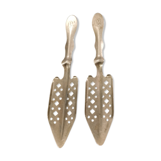 Ercuis silver absinthe spoons