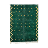 Modern Moroccan carpet green