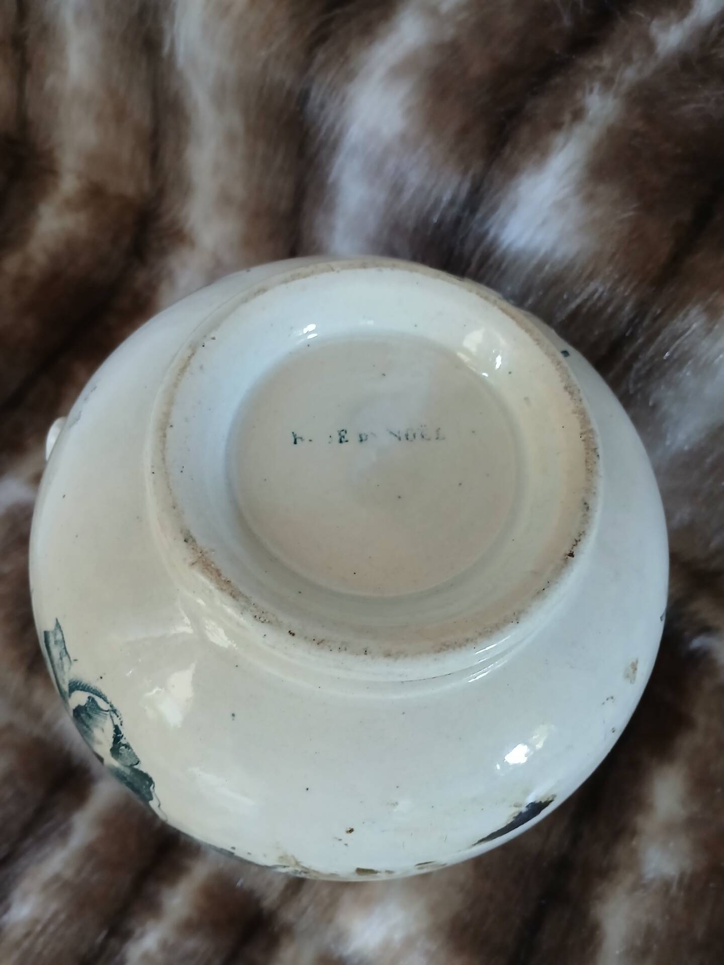 Antique pitcher in ironstone