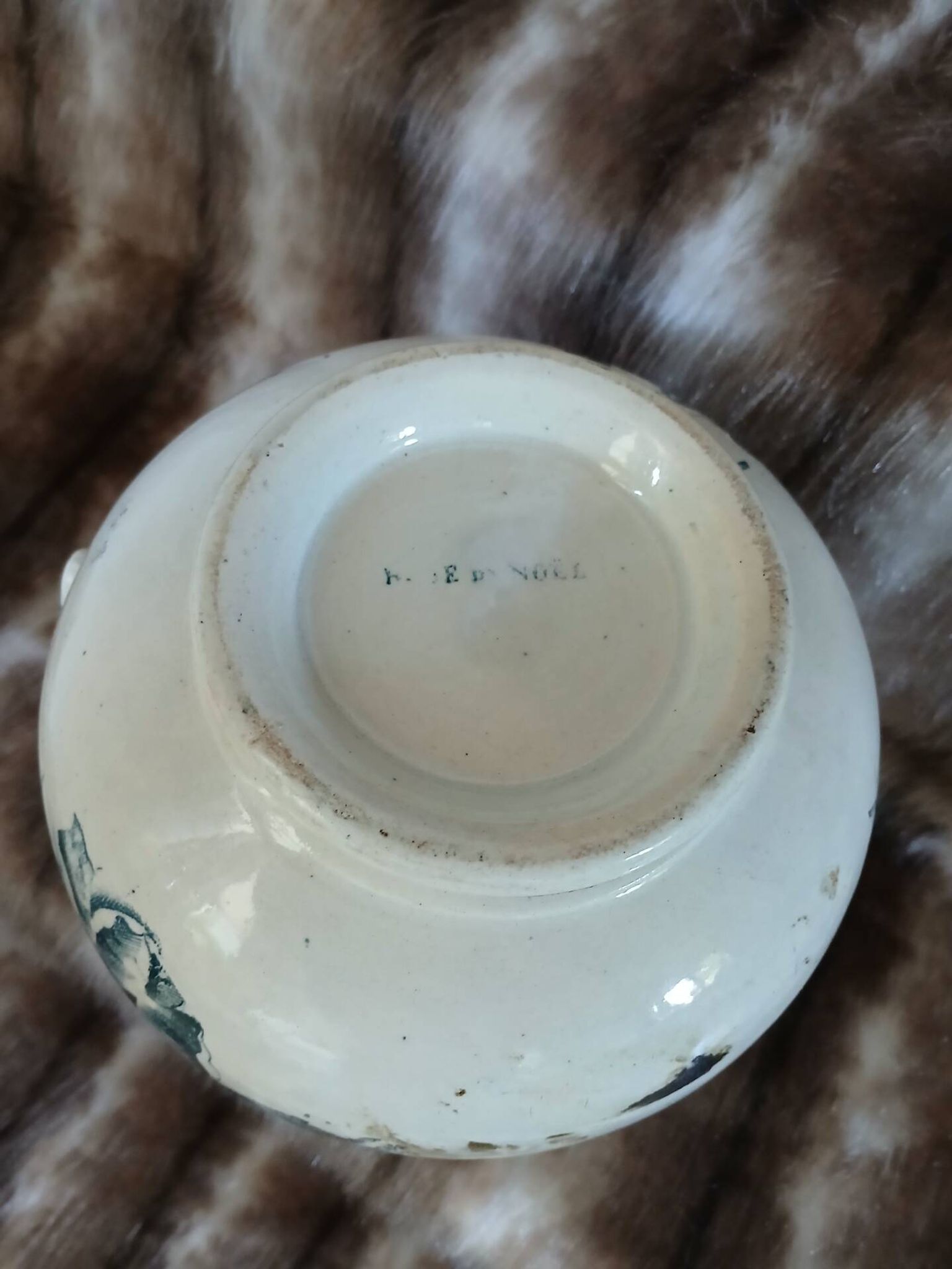 Antique pitcher in ironstone