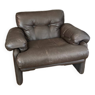 Fauteuil en cuir italien