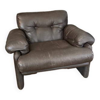 Italian leather armchair