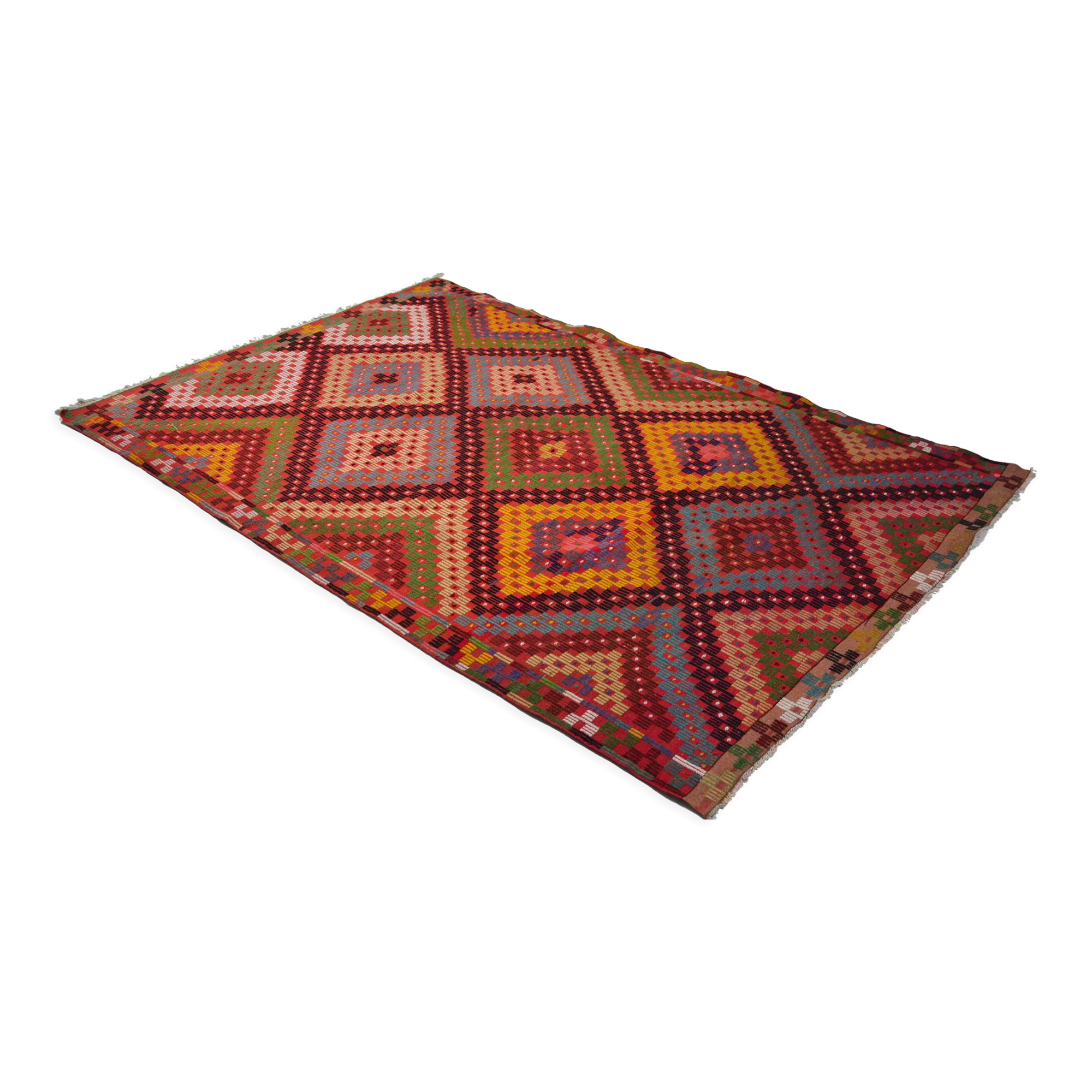 Anatolian handmade kilim rug