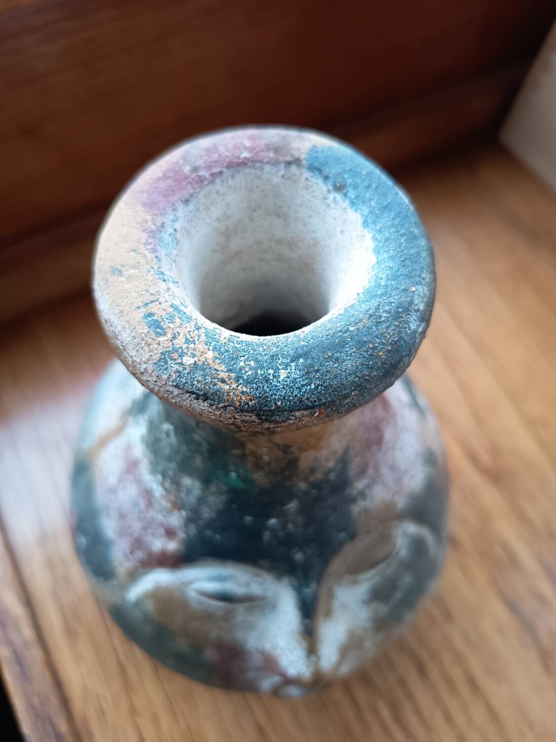 Handcrafted anthropomorphic vase