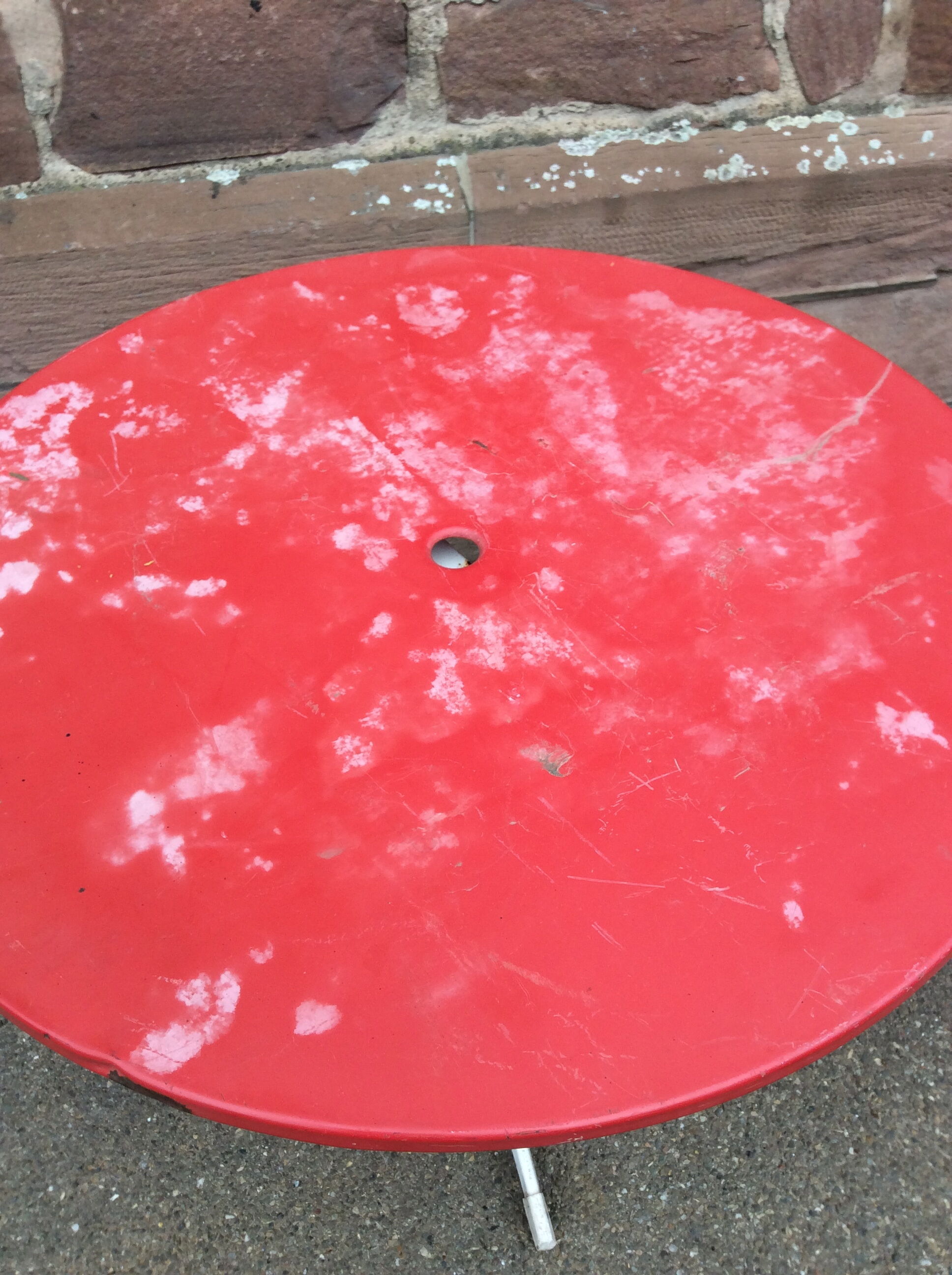 1960 vintage metal metal iron table garden