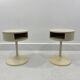 Tables d'appoint Tulipe de l'ère spatiale par Lusch Erzeugnis pour Lusch & Co, années 1970, ensemble de