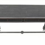 Black laqué wooden console