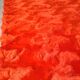 Pelfran rug, red zigzag, vintage 70s