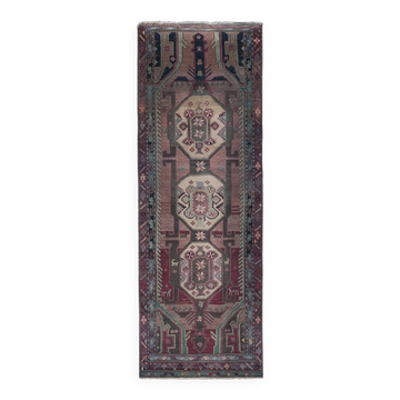 Tapis de couloir turc vintage 118x322 cm