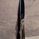 Dessert knife in silver metal signed Christofle model Boréal