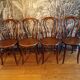 4 Fischel 18 bistro chairs in bent wood
