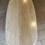 Travertine coffee table
