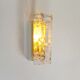 Single 1970s wall lamp in brass and glass by Doria Leuchten