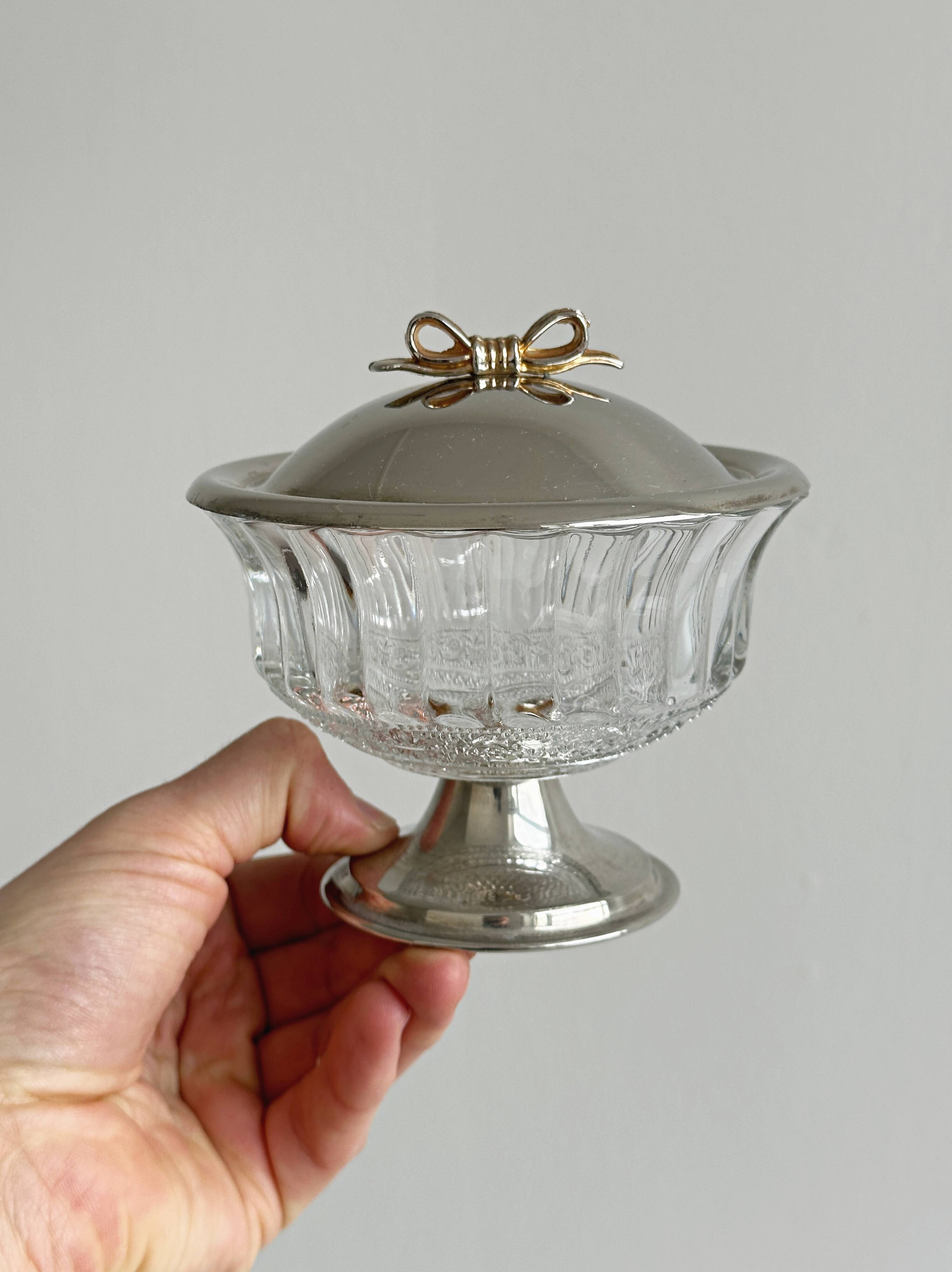 coupe sur pied verre et alu