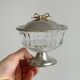 coupe sur pied verre et alu