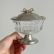 glass and aluminium stand-up cup