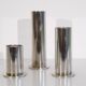 Set of vintage metal candle holders 1970