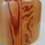 Grand Pied de Lampe Bois tourné Vintage