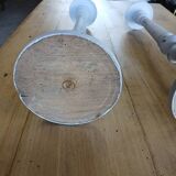 Paire de bougeoirs/ chandeliers anciens en bois
