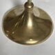 Scandinavian candlesticks in vintage brass