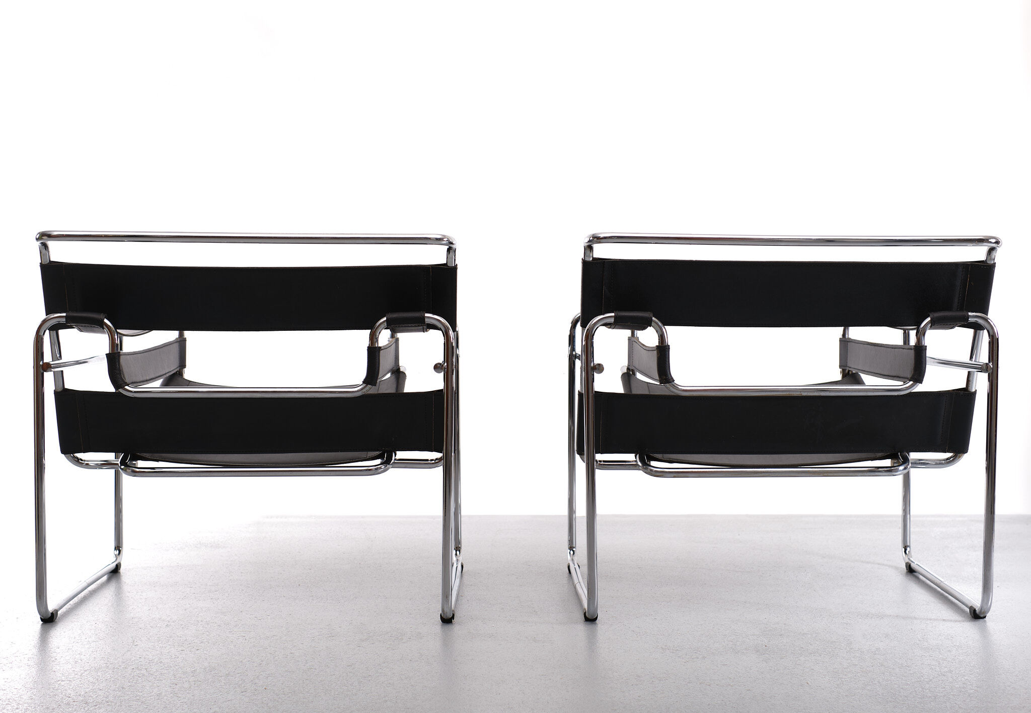 Pair of Wassily armchairs by Marcel Breuer 1970