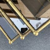 Bamboo imitation bronze nesting tables