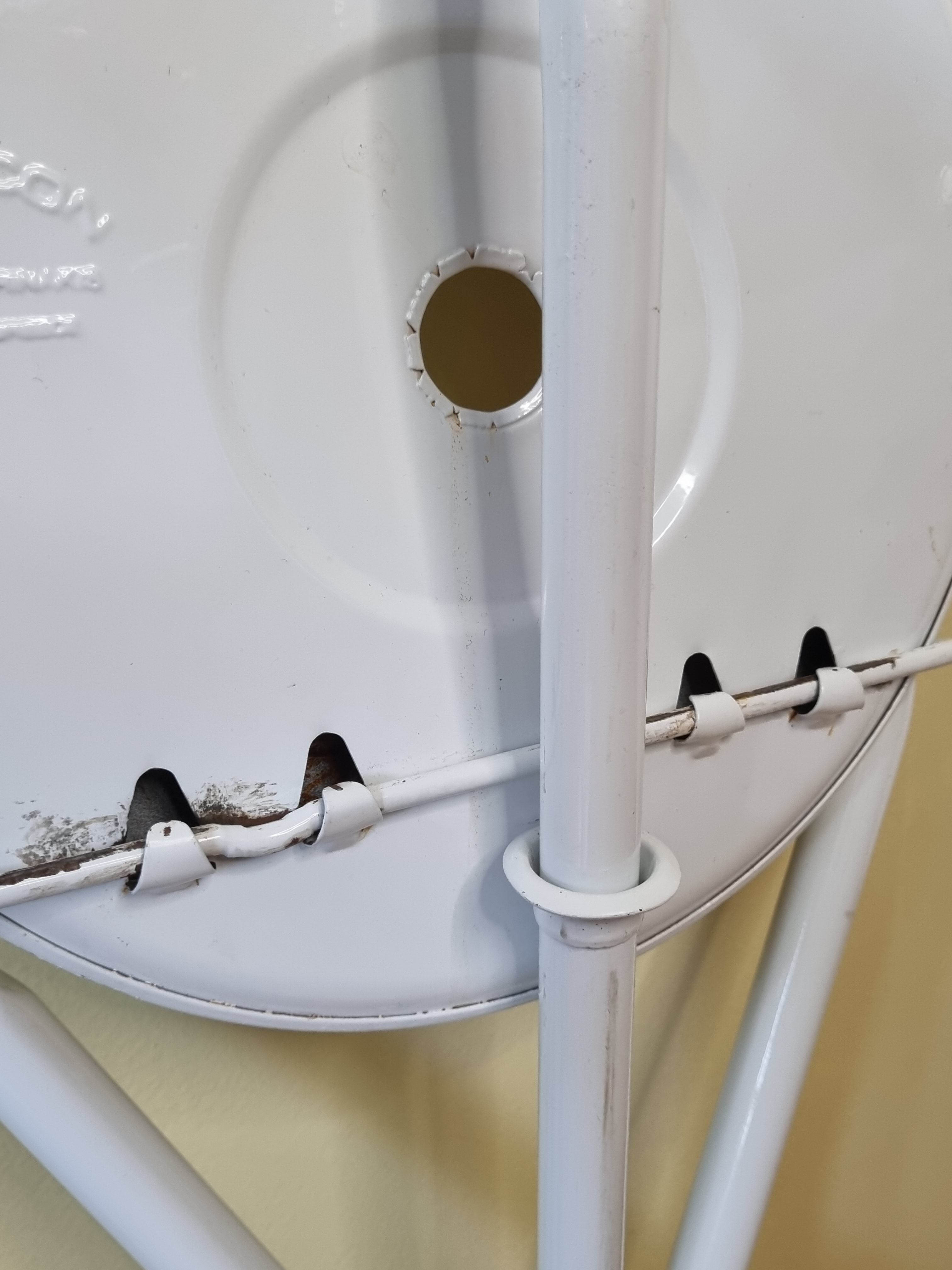 Paire de tabourets pliants vintage "Tubecon" Marinakis, années 80