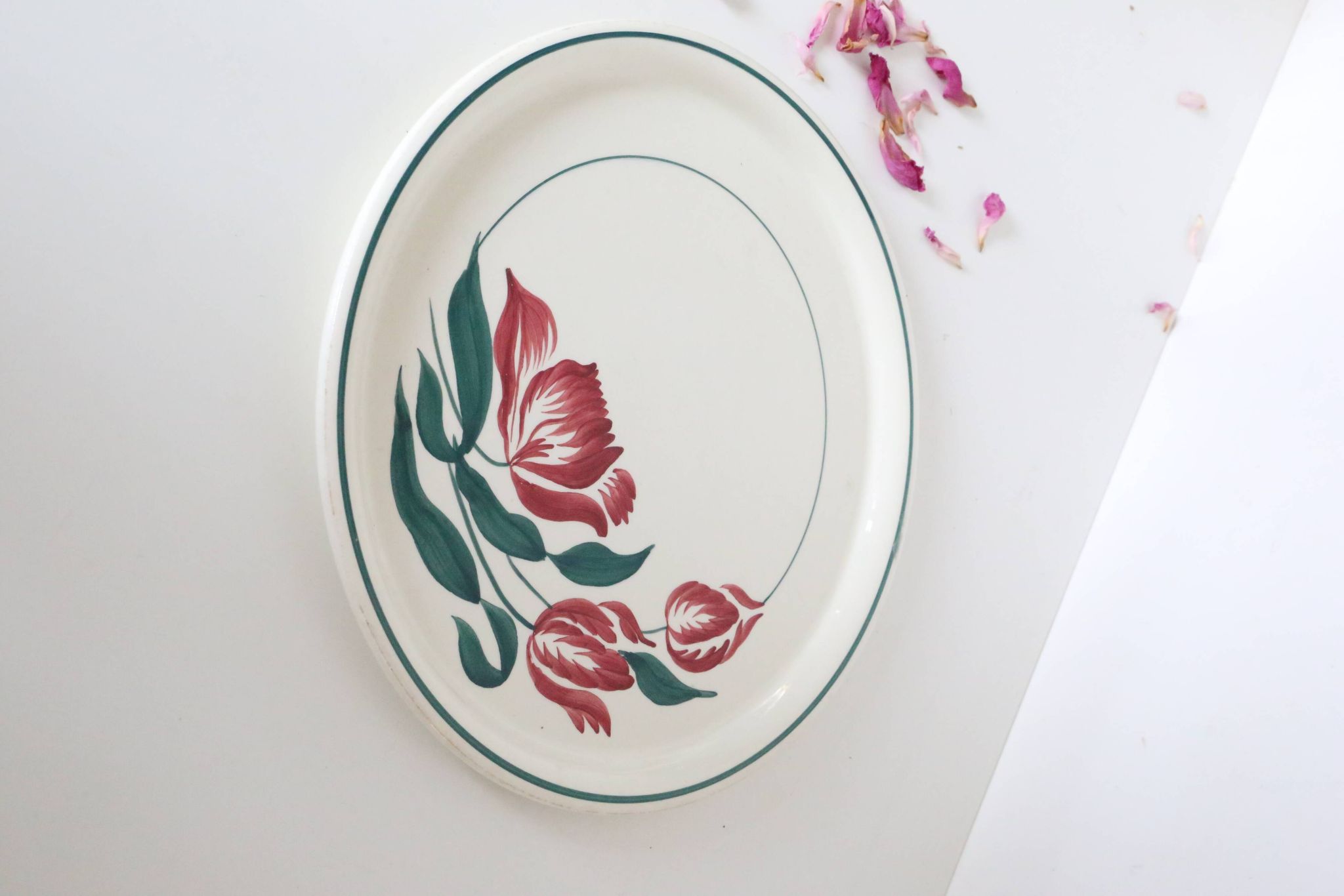 Dish Luneville, Harlem model, vintage, France