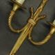 Pair of Louis XVI style wall lights - Lucien GAU, Paris