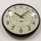 Vintage school wall clock from standard electric, 1980s